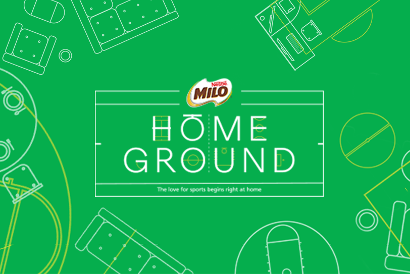 Nestlé Milo Homeground banner.