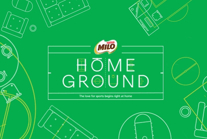 Nestlé Milo Homeground banner.